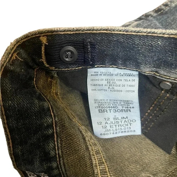 Wrangler Retro Relaxed Straight BRT30RR Western Cowboy Bootcut Jeans 12 Slim - Picture 6 of 12